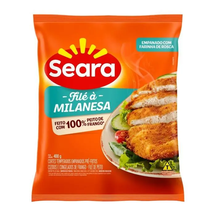 Filé De Frango À Milanesa Seara 400g