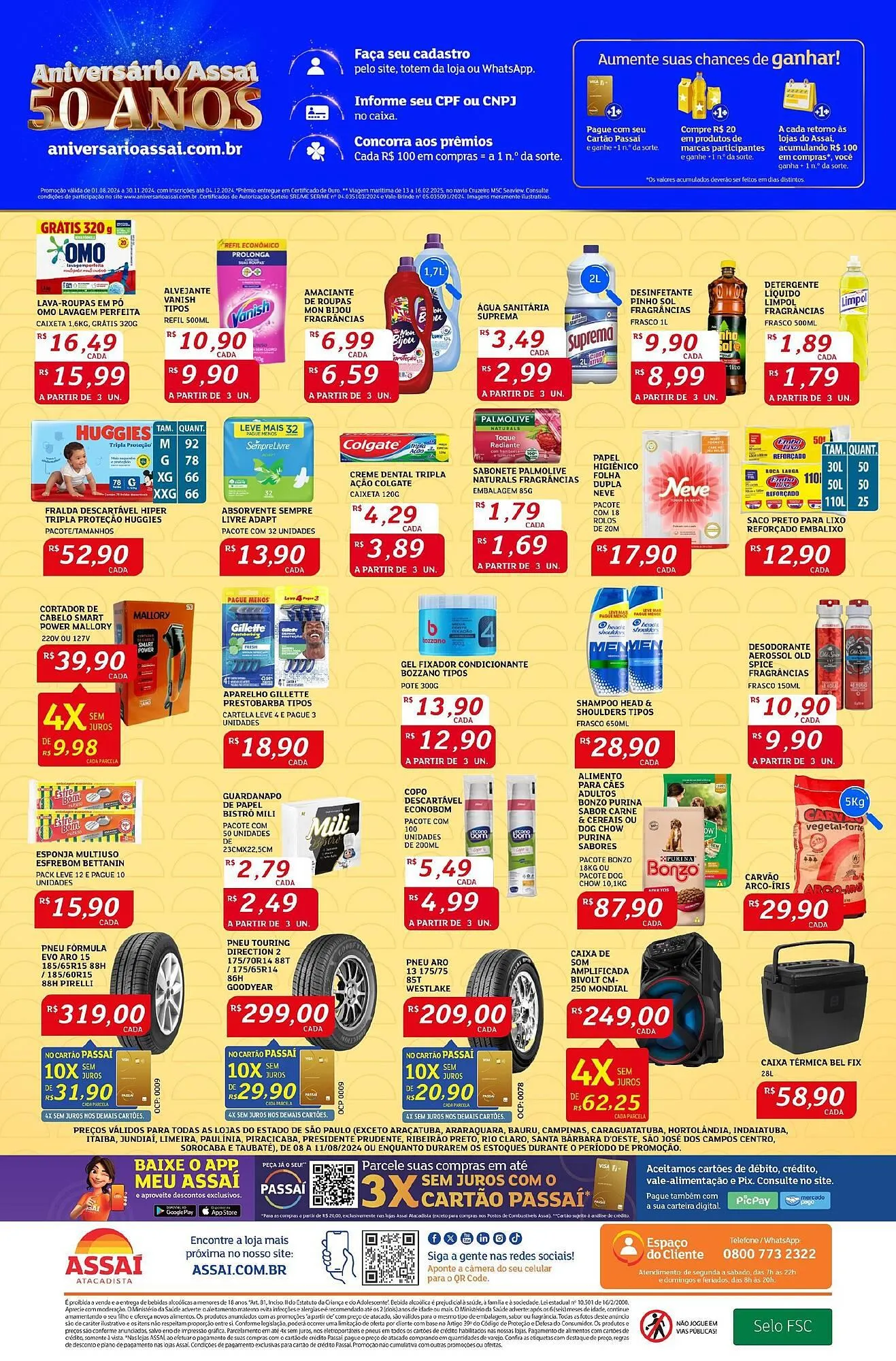 Encarte de Catálogo Assaí Atacadista 8 de agosto até 11 de agosto 2024 - Pagina 4