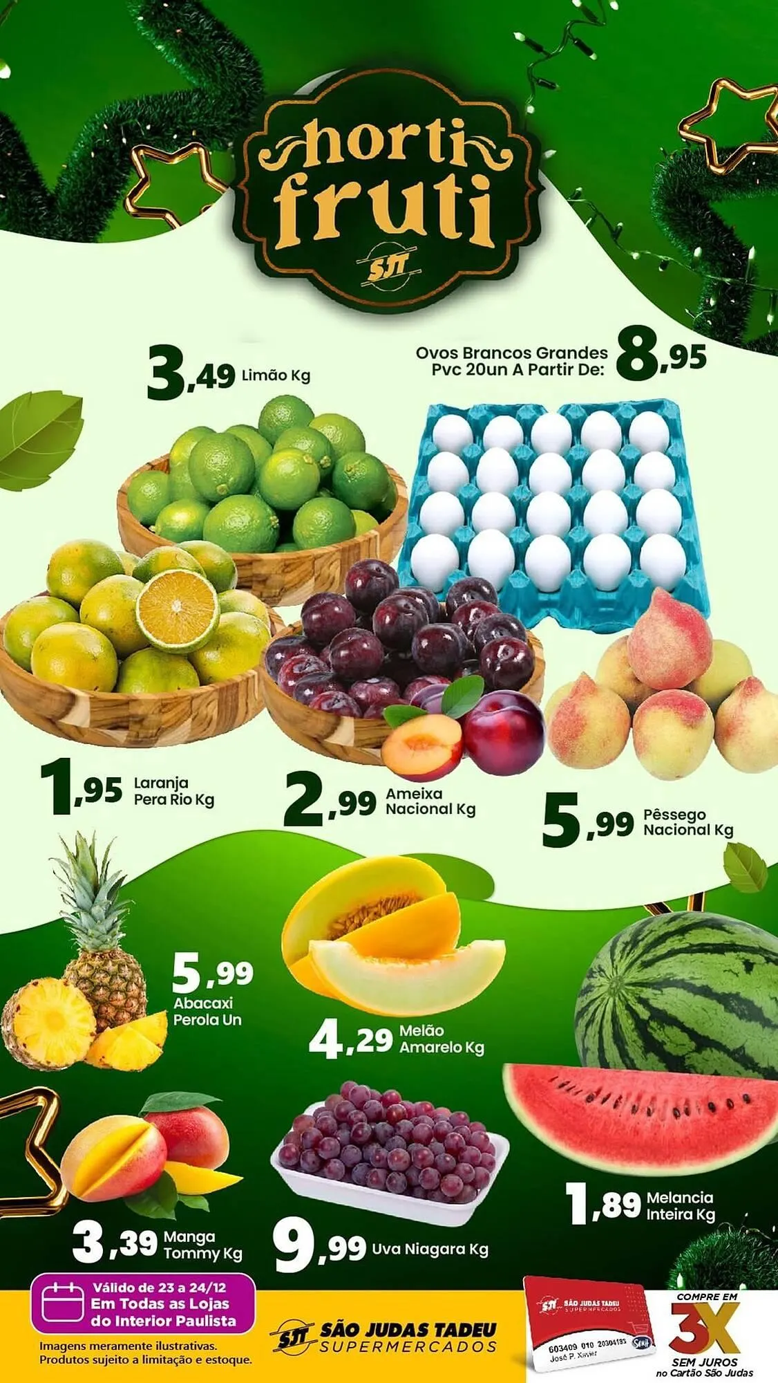 Encarte de Folheto São Judas Tadeu 23 de dezembro até 24 de dezembro 2025 - Pagina 3