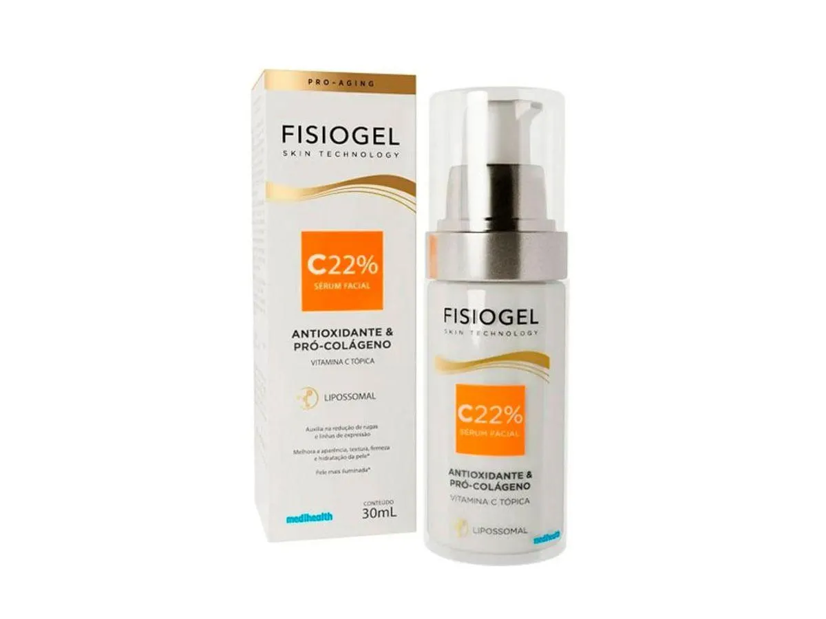 Sérum Facial Fisiogel C22% Antioxidante e Pró-Colágeno 30ml