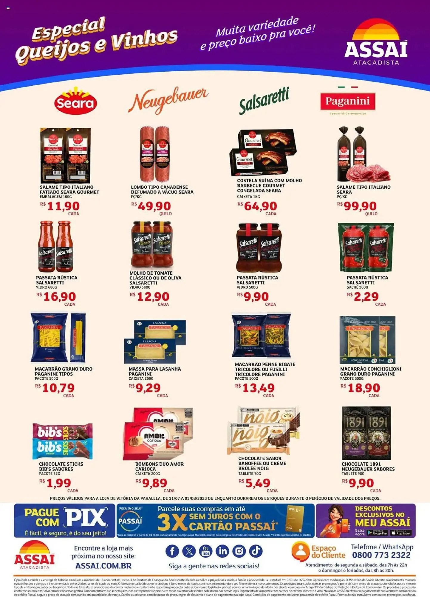 Encarte de Catálogo Assaí Atacadista 31 de julho até 4 de agosto 2025 - Pagina 2