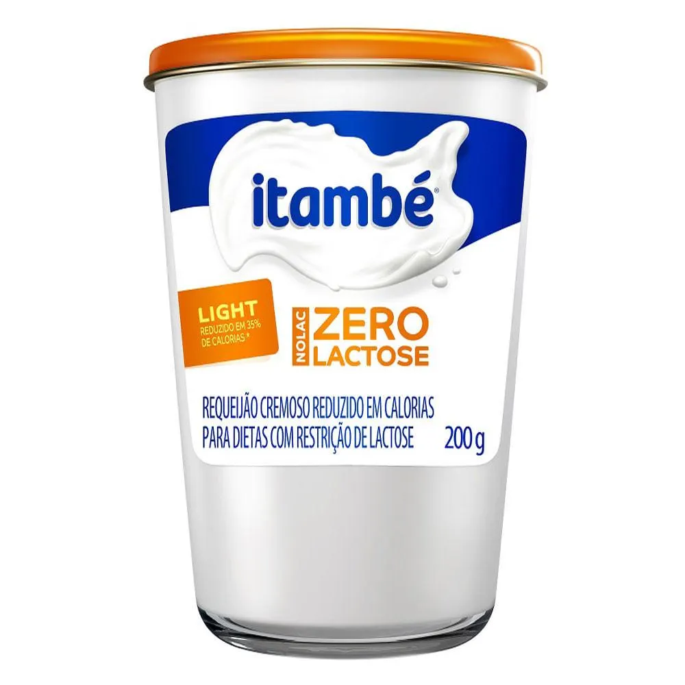 Requeijao Itambe Nolac 220g Sem Lactose Light