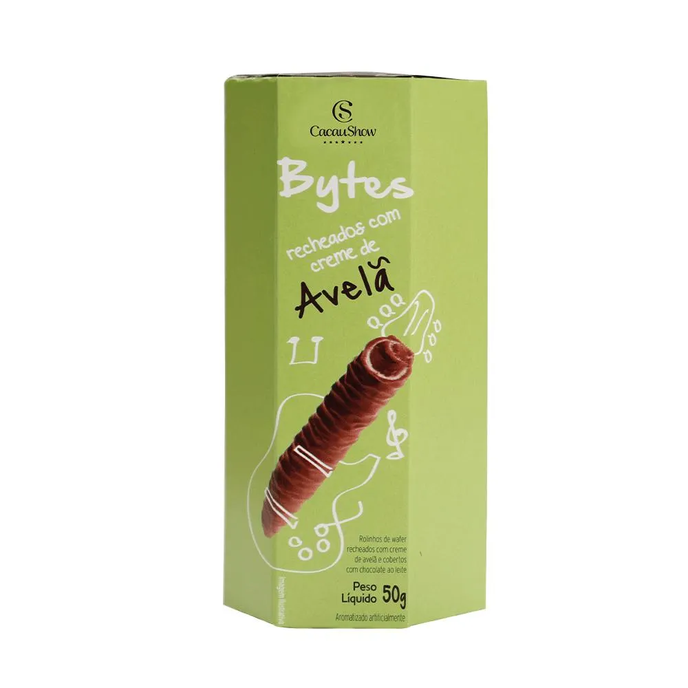 BYTES WAFER AVELÃ 50G