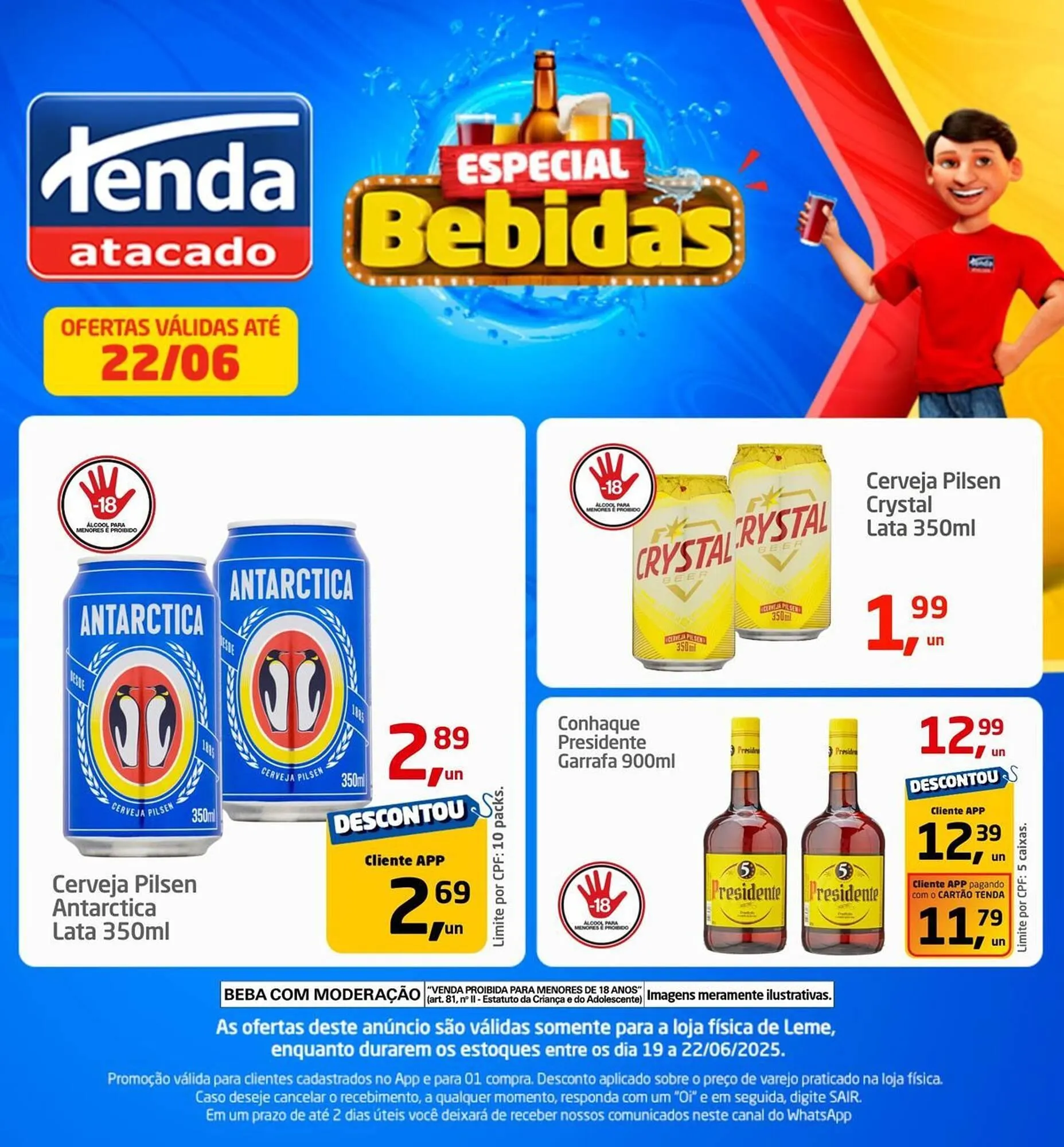 Encarte de Catálogo Tenda Atacado 19 de junho até 22 de junho 2025 - Pagina 1