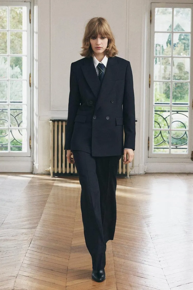 BLAZER CRUZADO EM LÃ 100% ZW COLLECTION