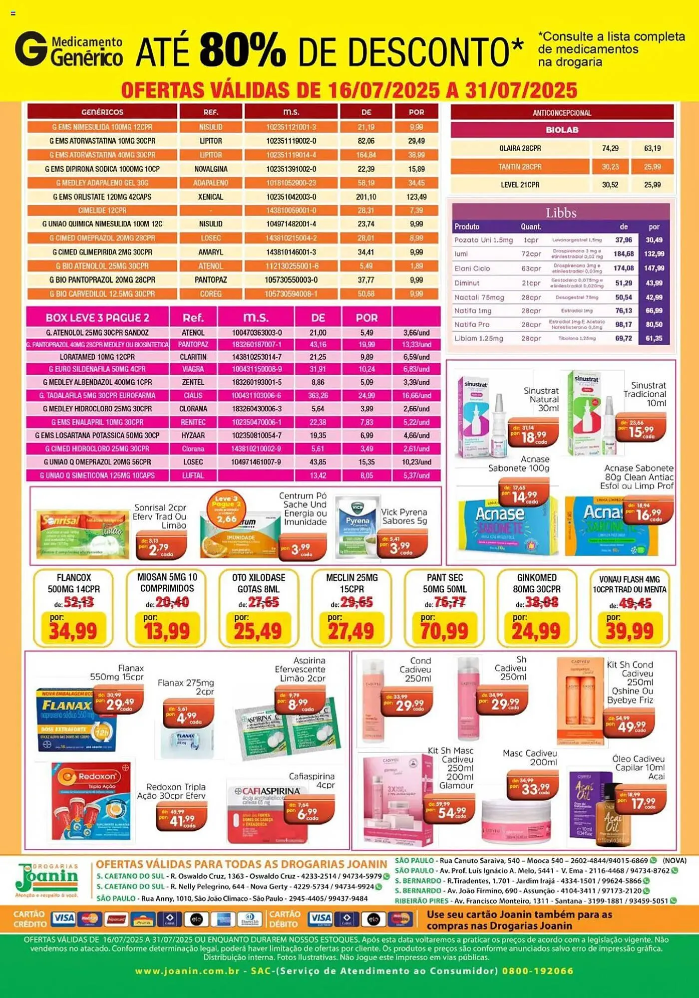 Encarte de Catálogo Supermercados Joanin 16 de julho até 31 de julho 2025 - Pagina 2