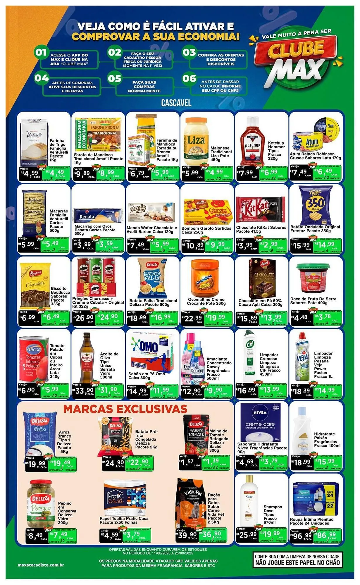 Encarte de Catálogo Muffato 14 de agosto até 25 de agosto 2025 - Pagina 1