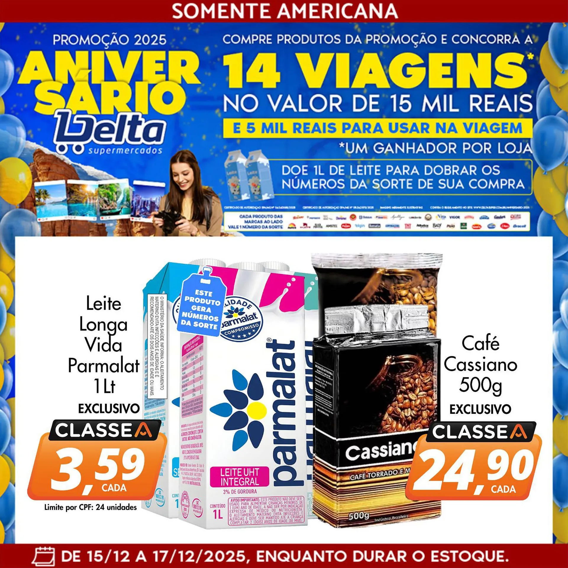 Encarte de Catálogo Delta Supermercados 15 de dezembro até 17 de dezembro 2025 - Pagina 2