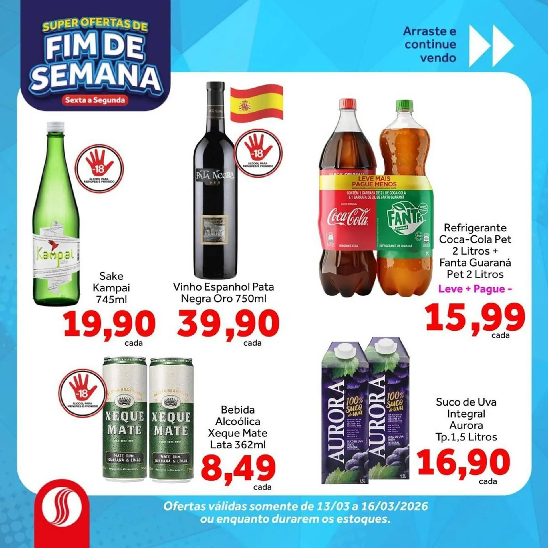 Encarte de Folheto Shibata Supermercados 13 de março até 16 de março 2026 - Pagina 6