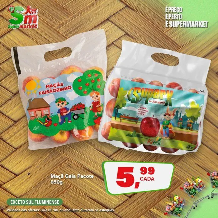 Encarte de Oferta Rede Supermarket 4 de junho até 5 de junho 2024 - Pagina 1