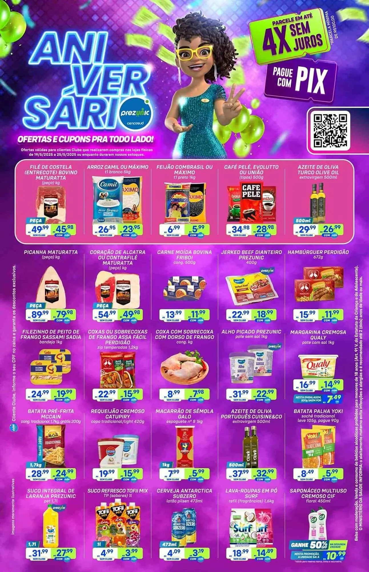 Encarte de Catálogo Prezunic 20 de maio até 25 de maio 2025 - Pagina 1