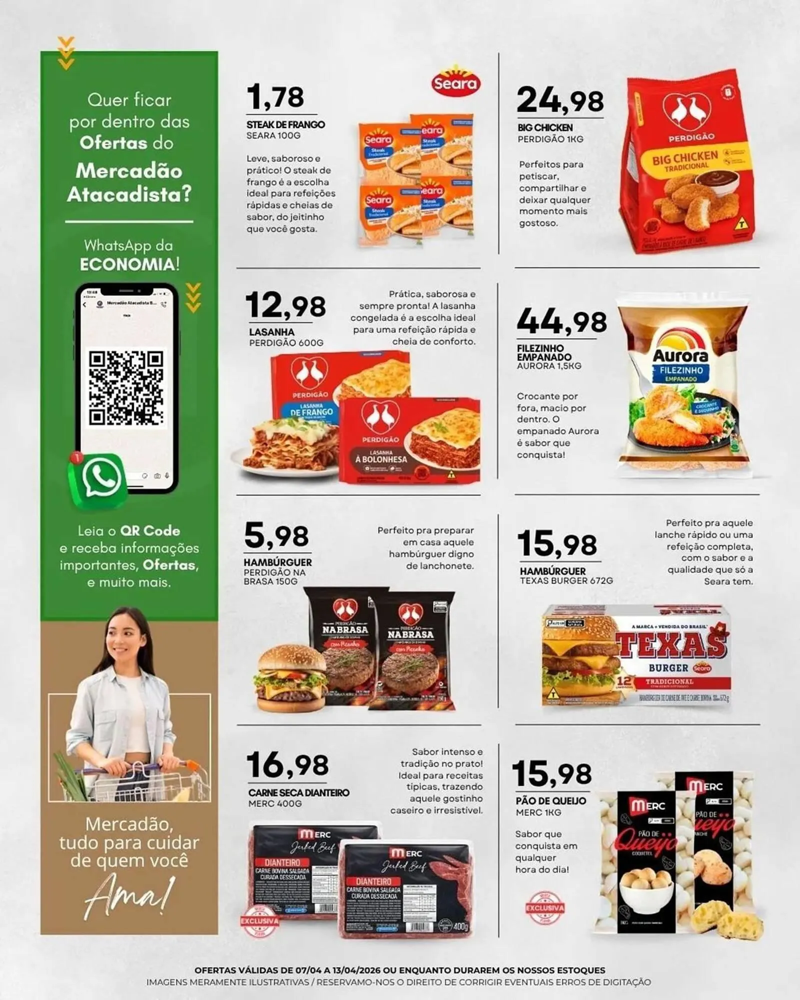 Encarte de Folheto Mercadão Atacadista 13 de abril até 17 de abril 2026 - Pagina 9