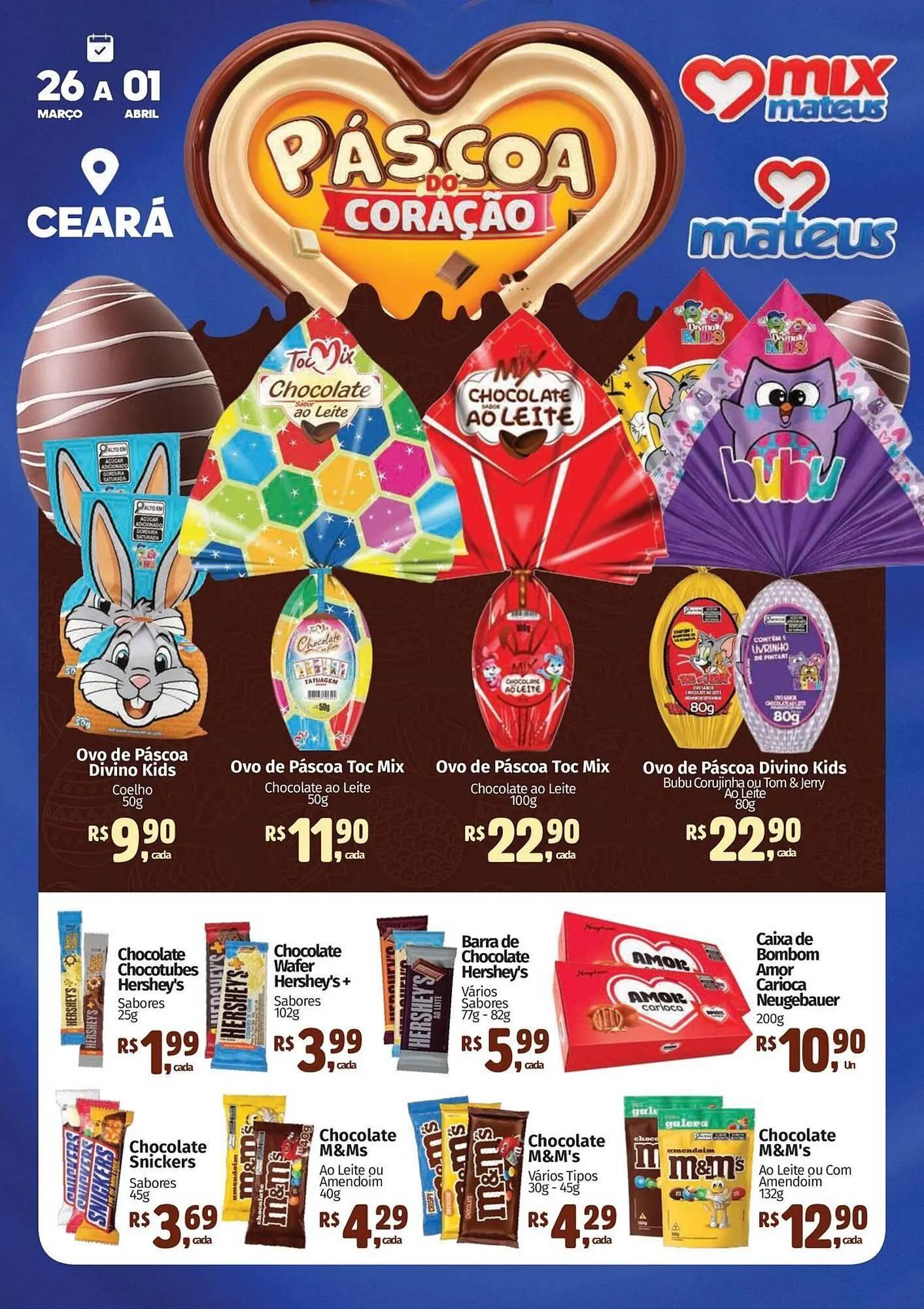 Encarte de Catálogo Supermercados Mateus 26 de março até 1 de abril 2026 - Pagina 1