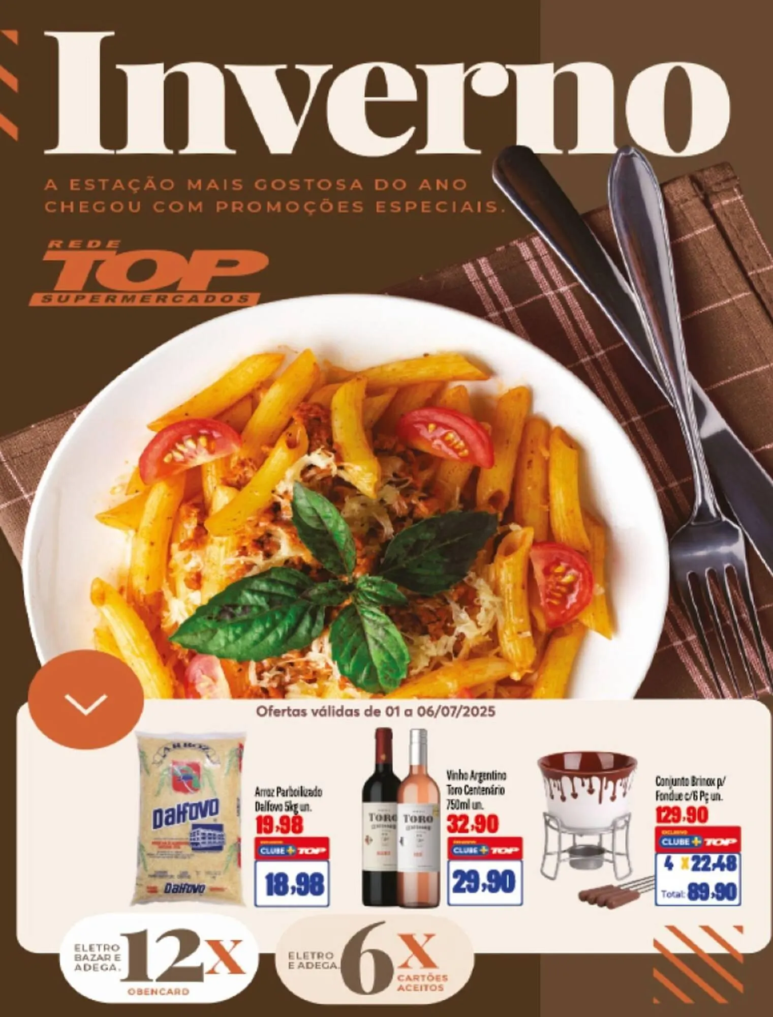 Encarte de Catálogo Rede Top 1 de julho até 6 de julho 2025 - Pagina 1