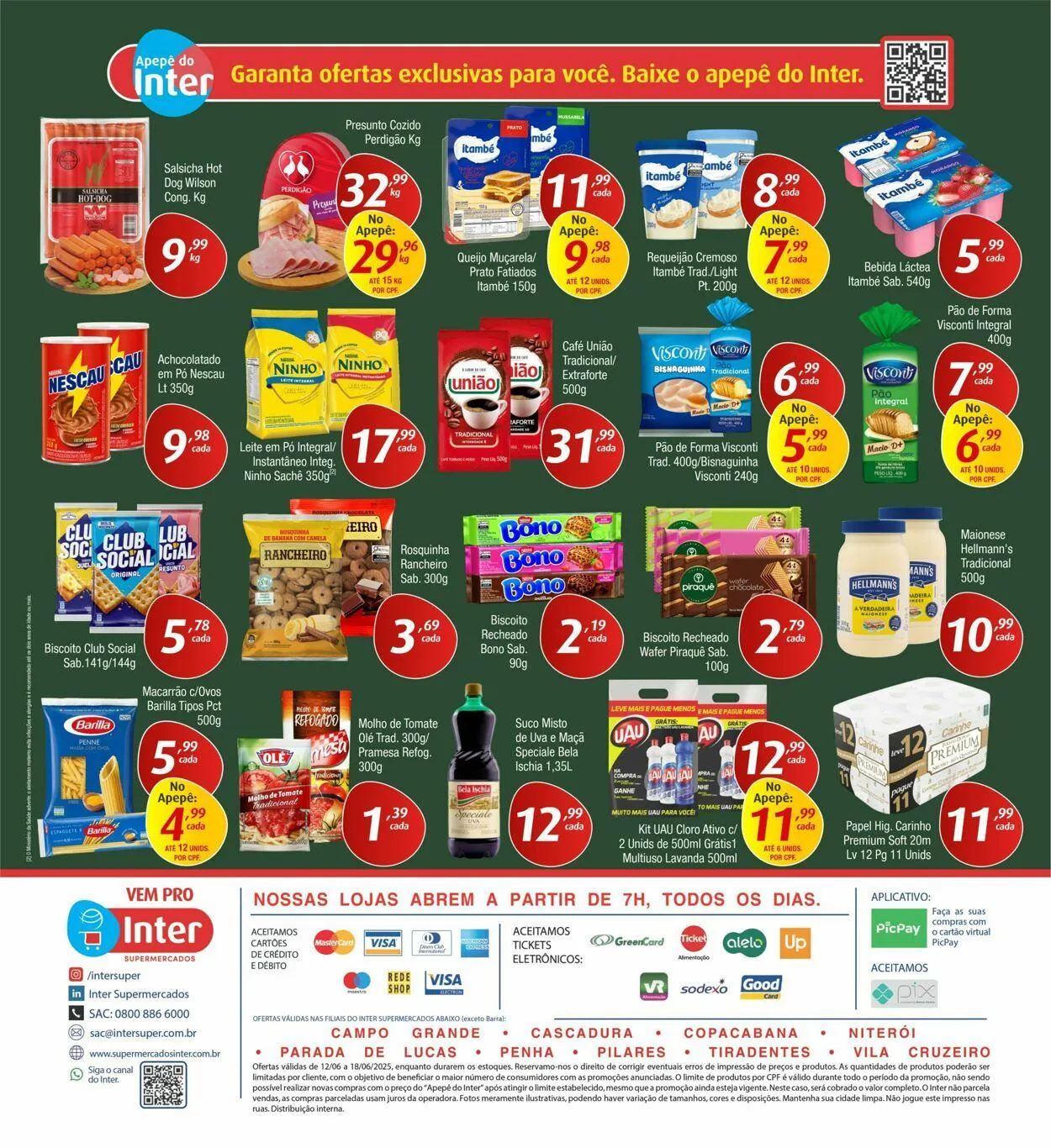 Encarte de Inter Supermercados 9 de junho até 18 de junho 2025 - Pagina 2