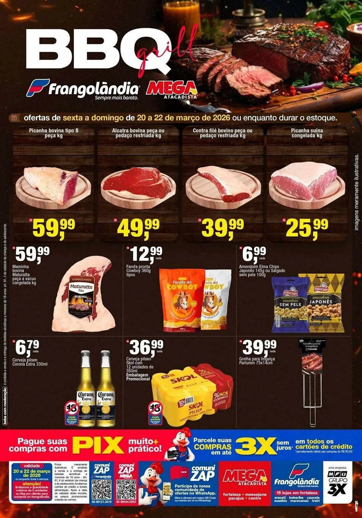Encarte de Encarte Frangolândia 20 de março até 22 de março 2026 - Pagina 1