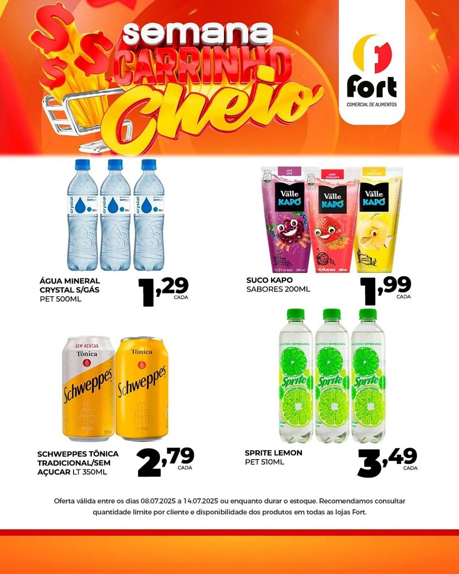 Encarte de Catálogo Fort Atacadista 8 de julho até 14 de julho 2025 - Pagina 3