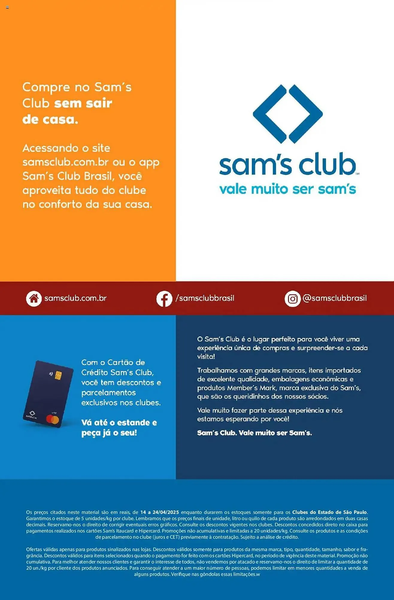 Encarte de Catálogo Sam's Club 14 de abril até 24 de abril 2025 - Pagina 11
