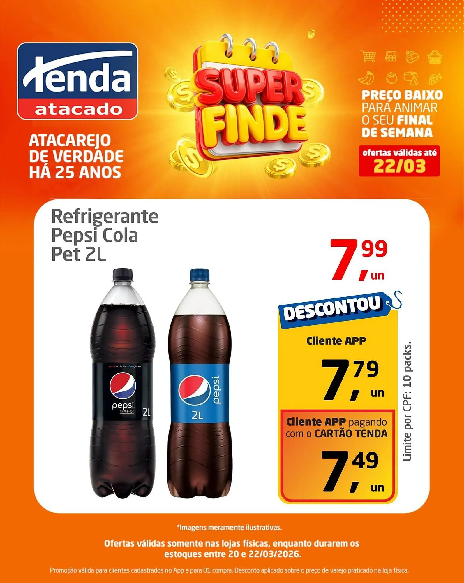 Encarte de Folheto Tenda Atacado 20 de março até 22 de março 2026 - Pagina 3