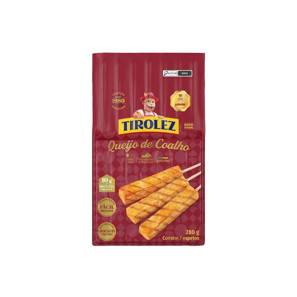Queijo Coalho Tirolez Espeto 280g