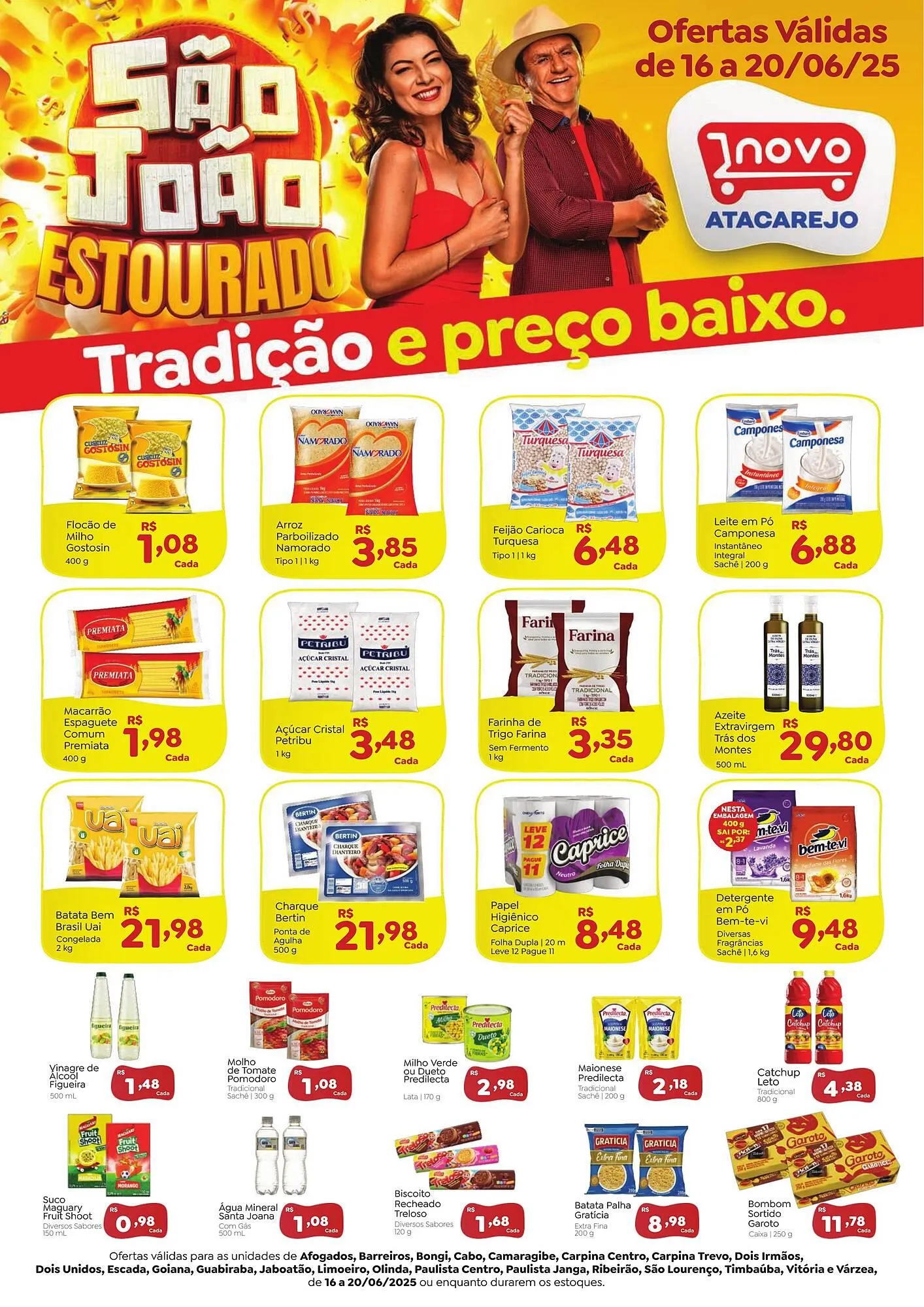 Encarte de Catálogo Novo Atacarejo 16 de junho até 20 de junho 2025 - Pagina 1
