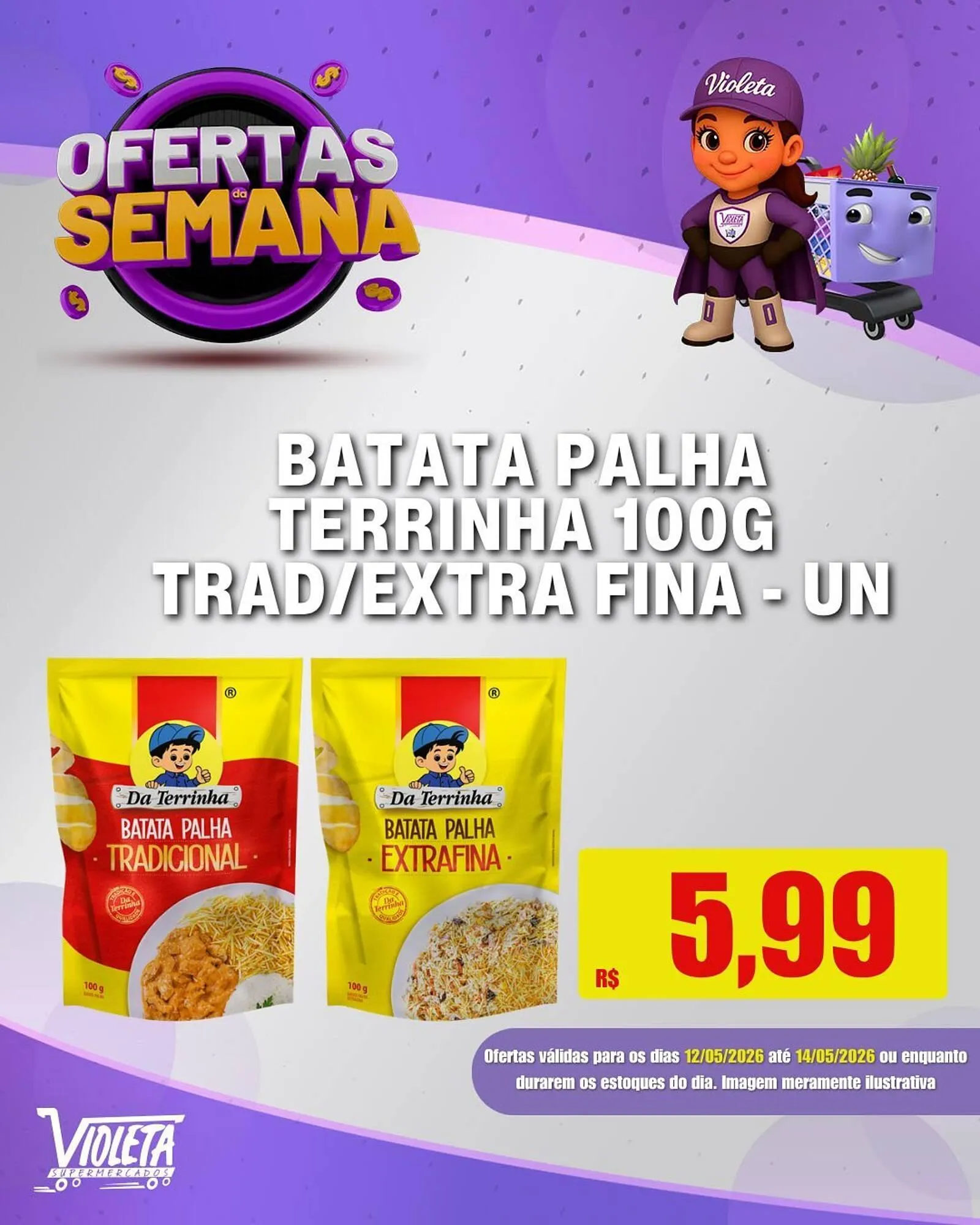 Encarte de Catálogo Violeta Supermercados 12 de maio até 14 de maio 2026 - Pagina 6