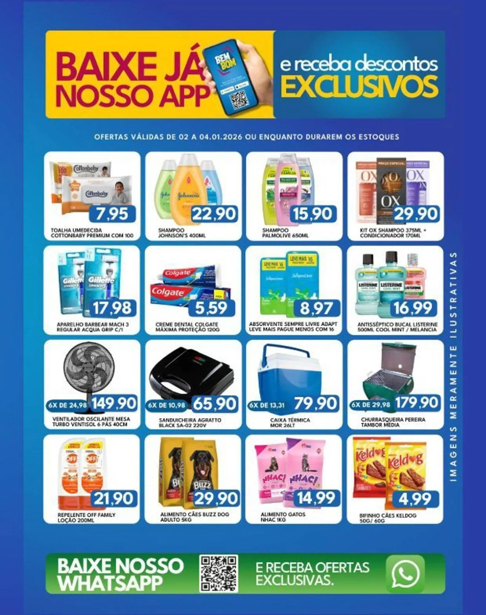 Encarte de Catálogo Rancho Bom Supermercados 2 de janeiro até 4 de janeiro 2026 - Pagina 1