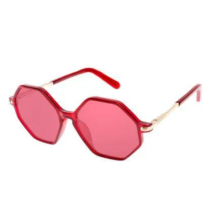 Óculos de Sol Feminino Teen DC Comics Wonder Woman Vermelho