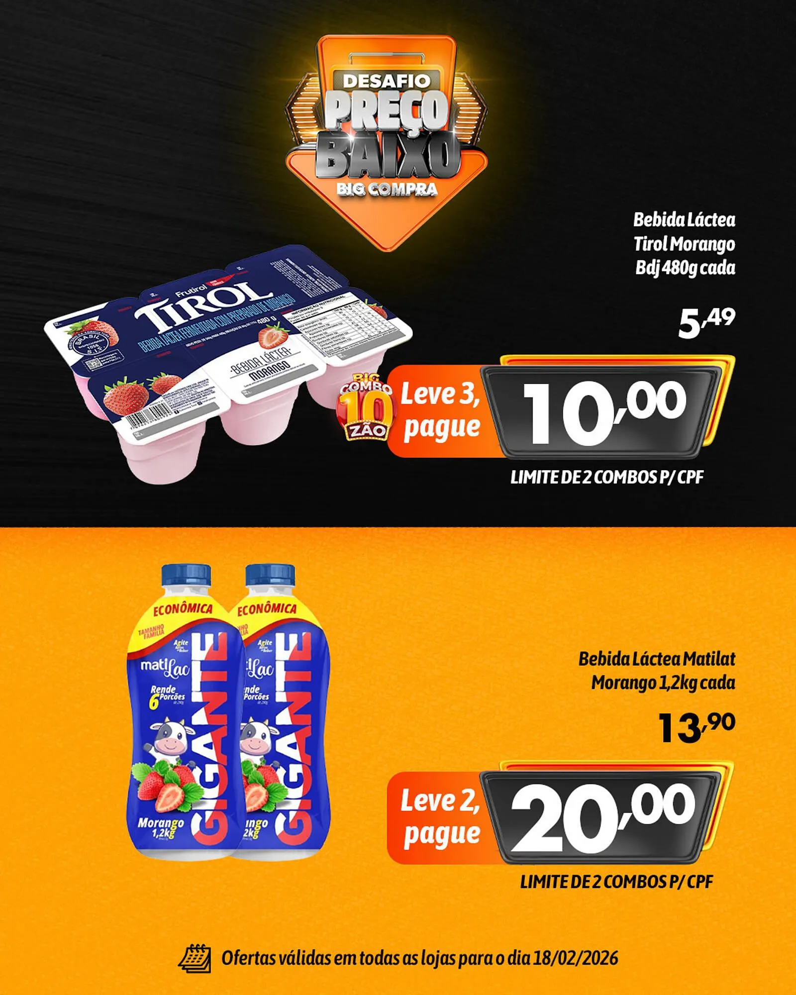 Encarte de Catálogo Supermercados Big Compra 18 de fevereiro até 18 de fevereiro 2026 - Pagina 4