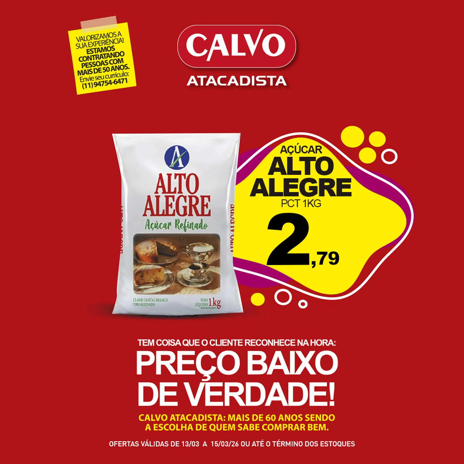 Encarte de Folheto Calvo Atacadista 13 de março até 15 de março 2026 - Pagina 4