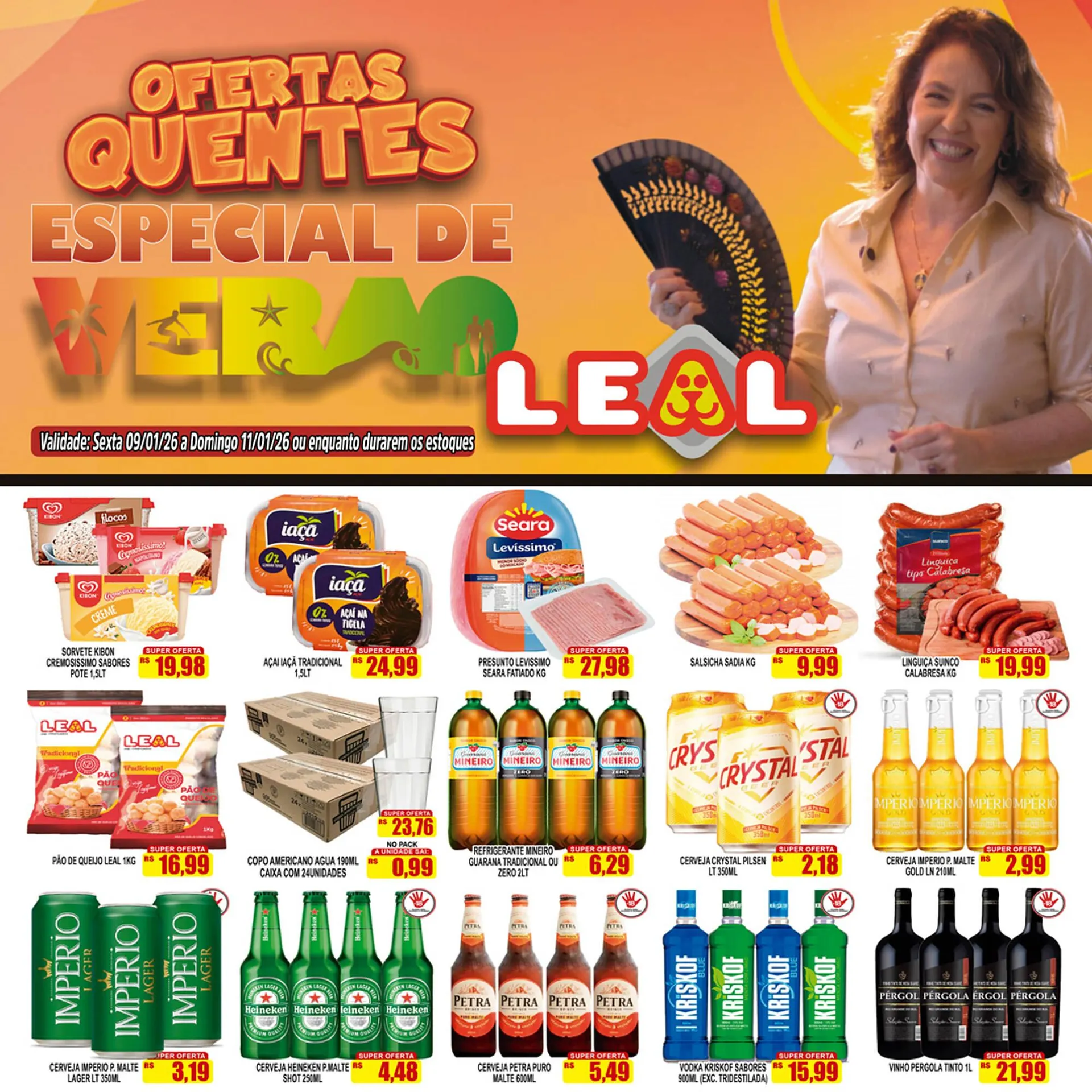 Encarte de Folheto Supermercado leal 9 de janeiro até 11 de janeiro 2026 - Pagina 3