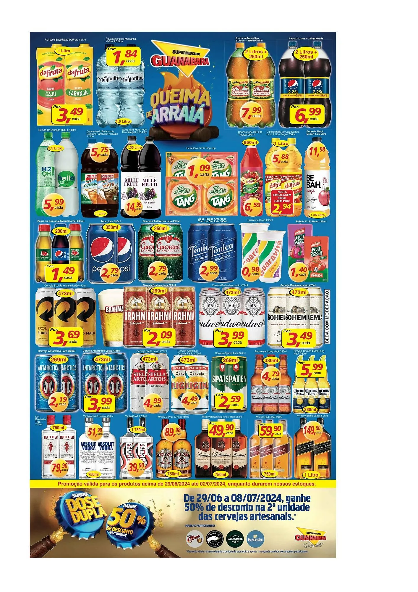 Encarte de Catálogo Supermercados Guanabara 29 de junho até 2 de julho 2024 - Pagina 6
