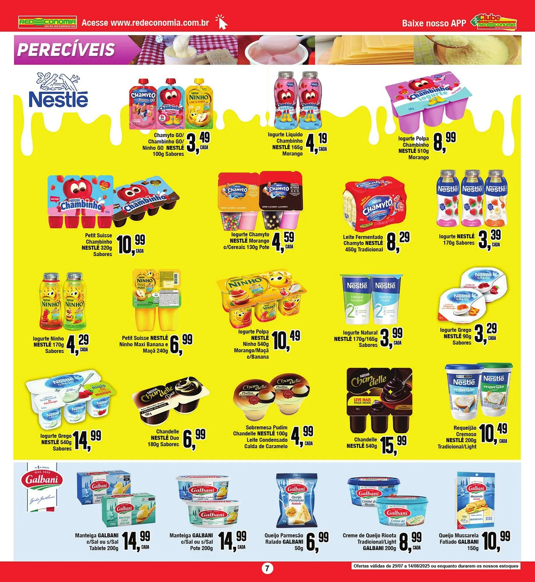 Encarte de Catálogo Rede Economia 1 de agosto até 3 de agosto 2025 - Pagina 7