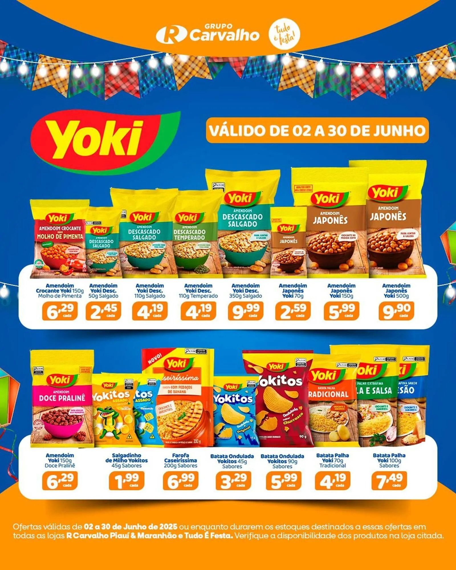 Encarte de Catálogo Carvalho Supermercado 2 de junho até 30 de junho 2025 - Pagina 1