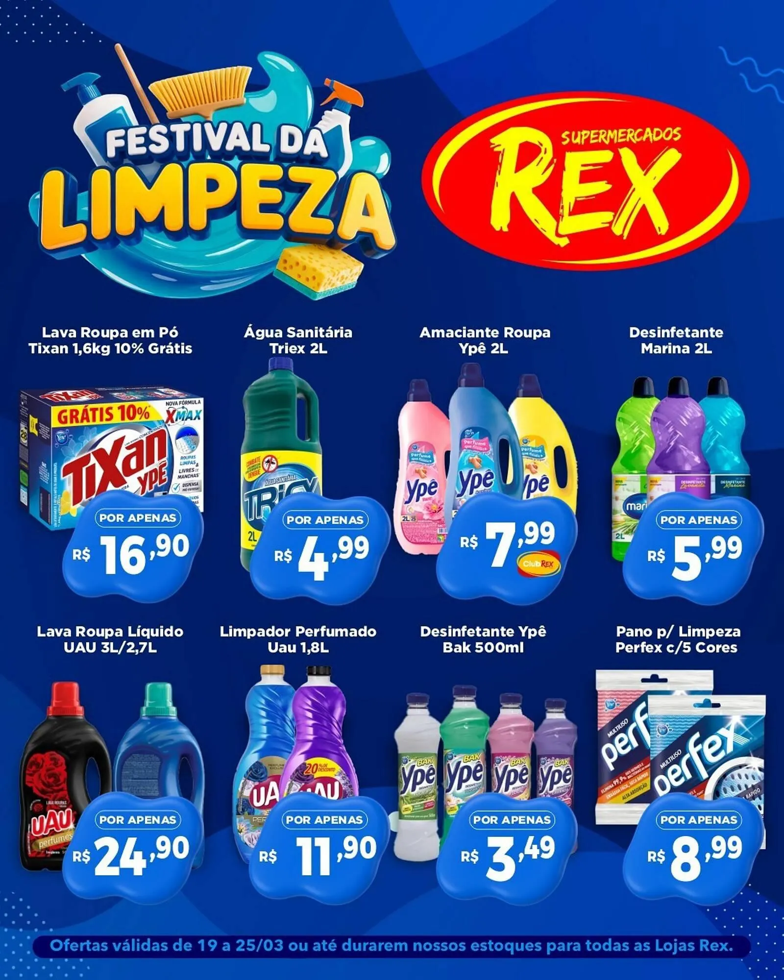 Encarte de Catálogo Supermercados Rex 23 de março até 25 de março 2026 - Pagina 1