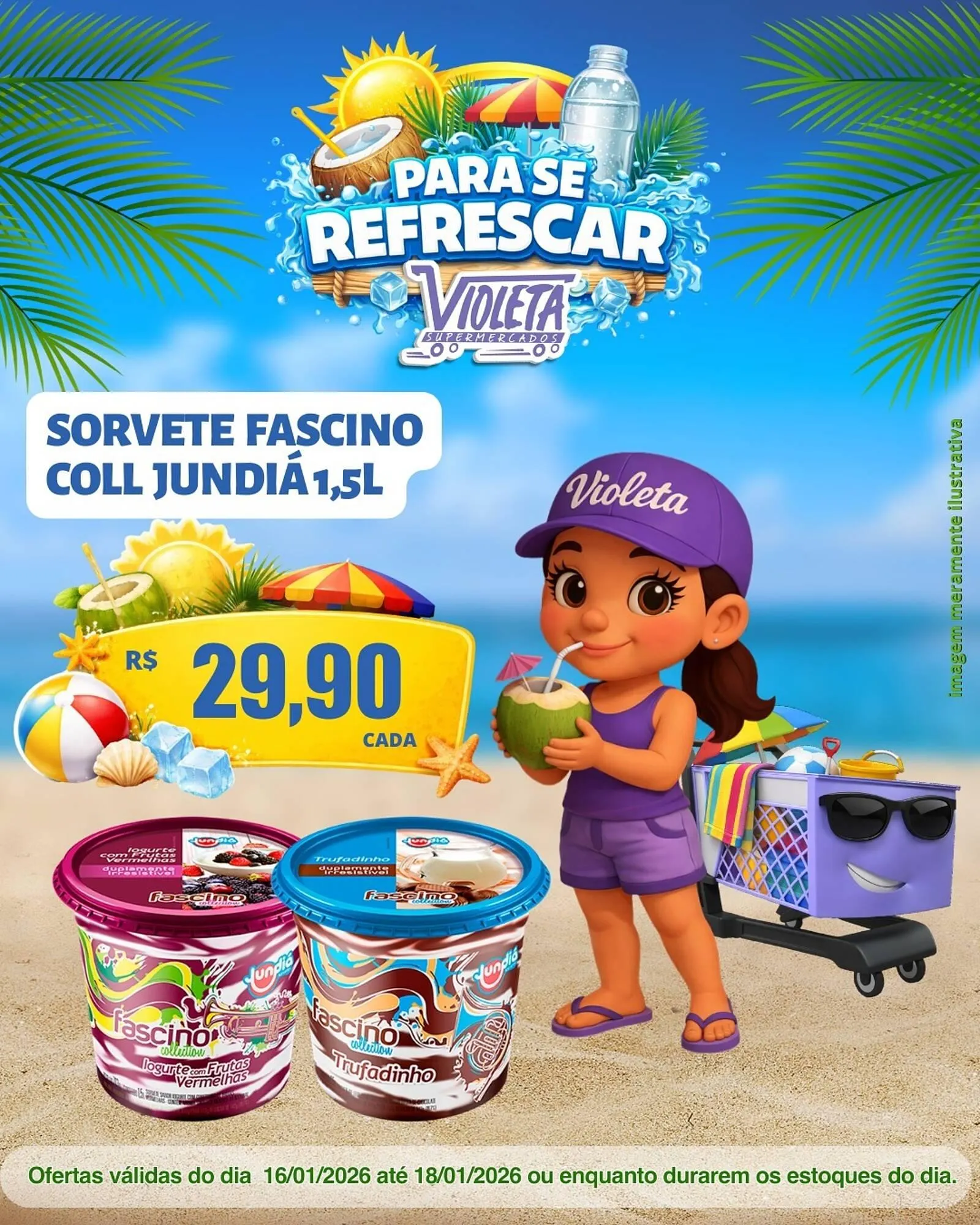 Encarte de Catálogo Violeta Supermercados 16 de janeiro até 18 de janeiro 2026 - Pagina 2