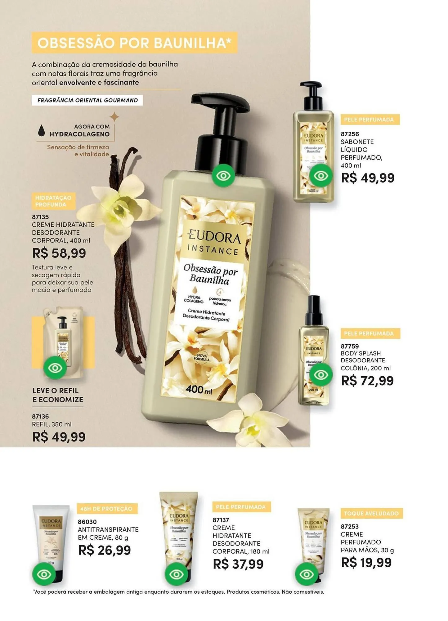 Encarte de Catálogo Eudora 1 de abril até 1 de maio 2026 - Pagina 112