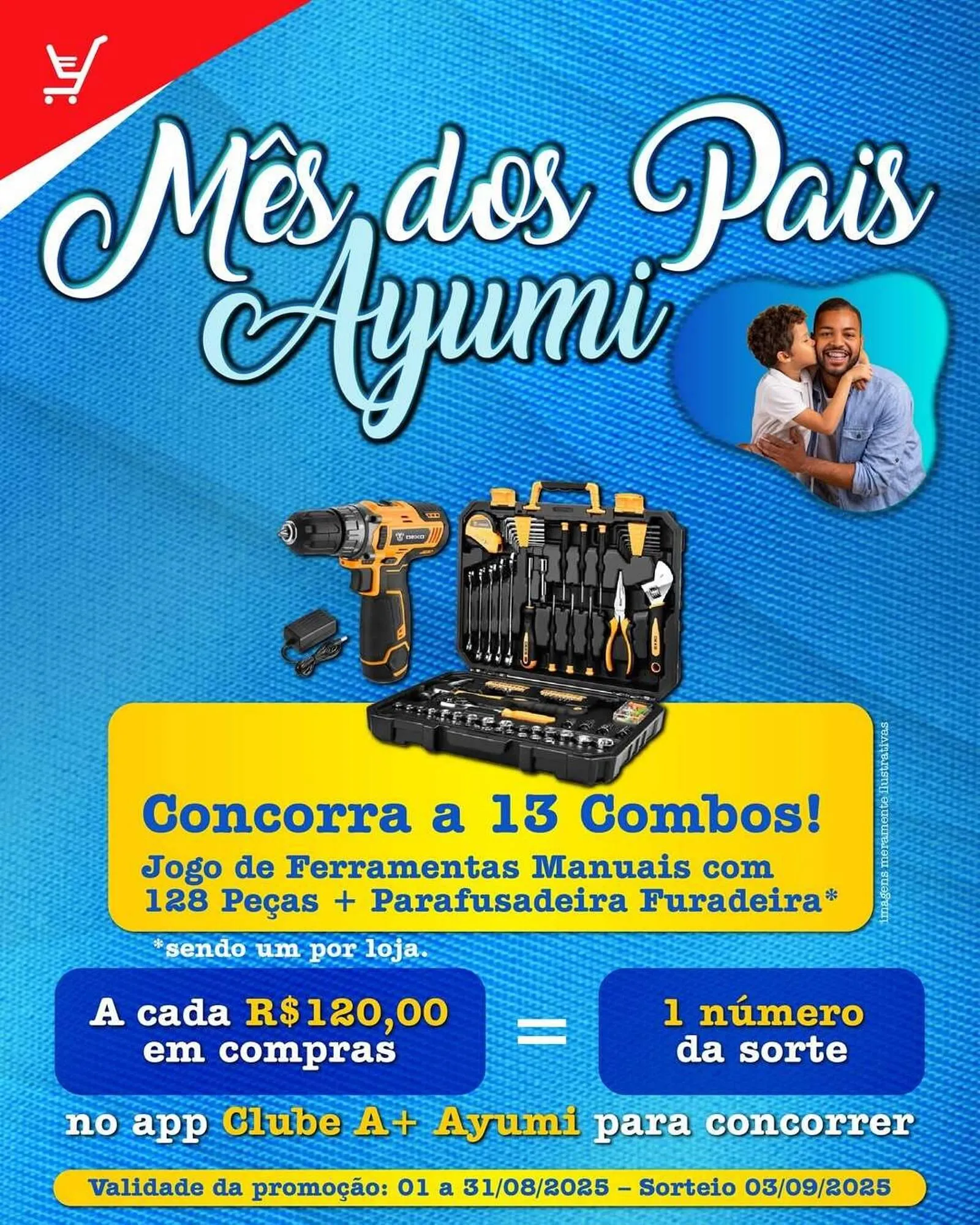 Encarte de Catálogo Ayumi Supermercados 7 de agosto até 31 de agosto 2025 - Pagina 1