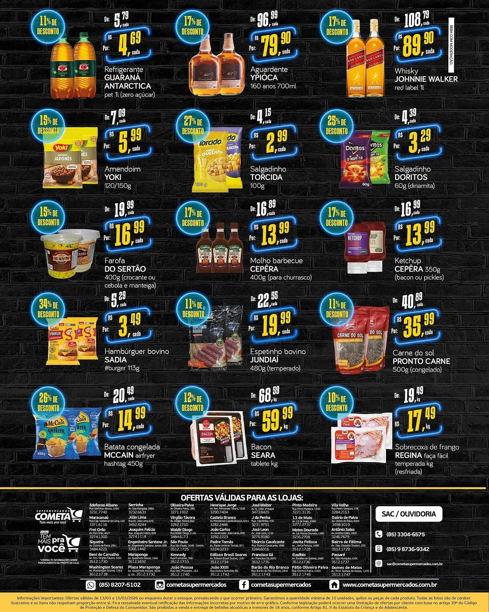 Encarte de Encarte Cometa Supermercados 13 de março até 15 de março 2026 - Pagina 2