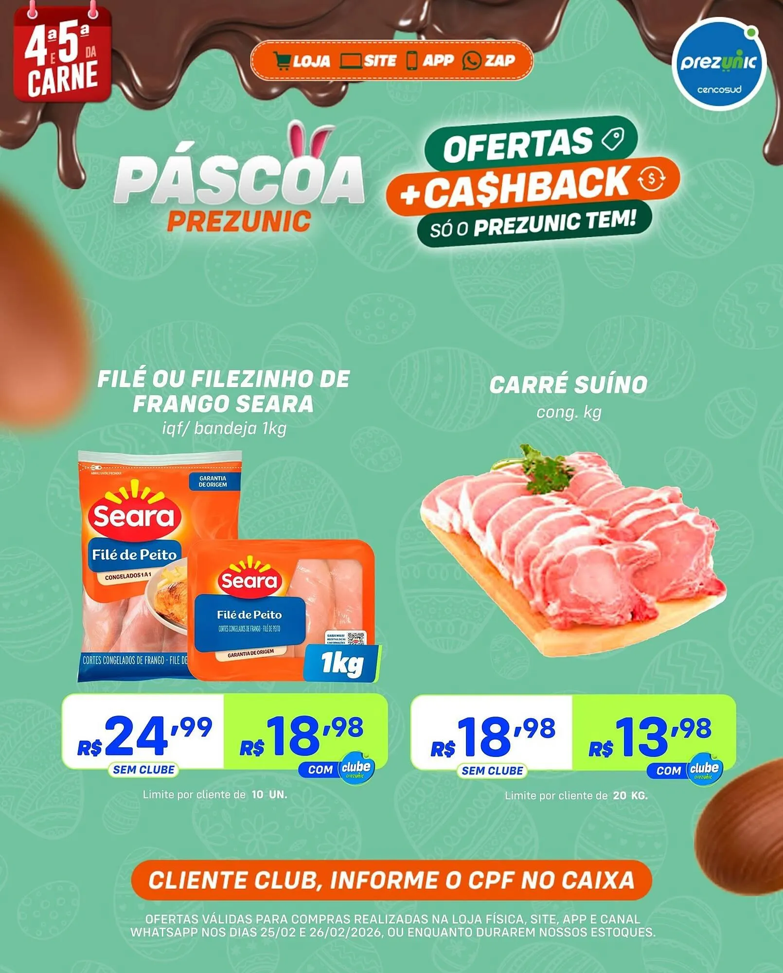 Encarte de Encarte Prezunic 25 de fevereiro até 26 de fevereiro 2026 - Pagina 3