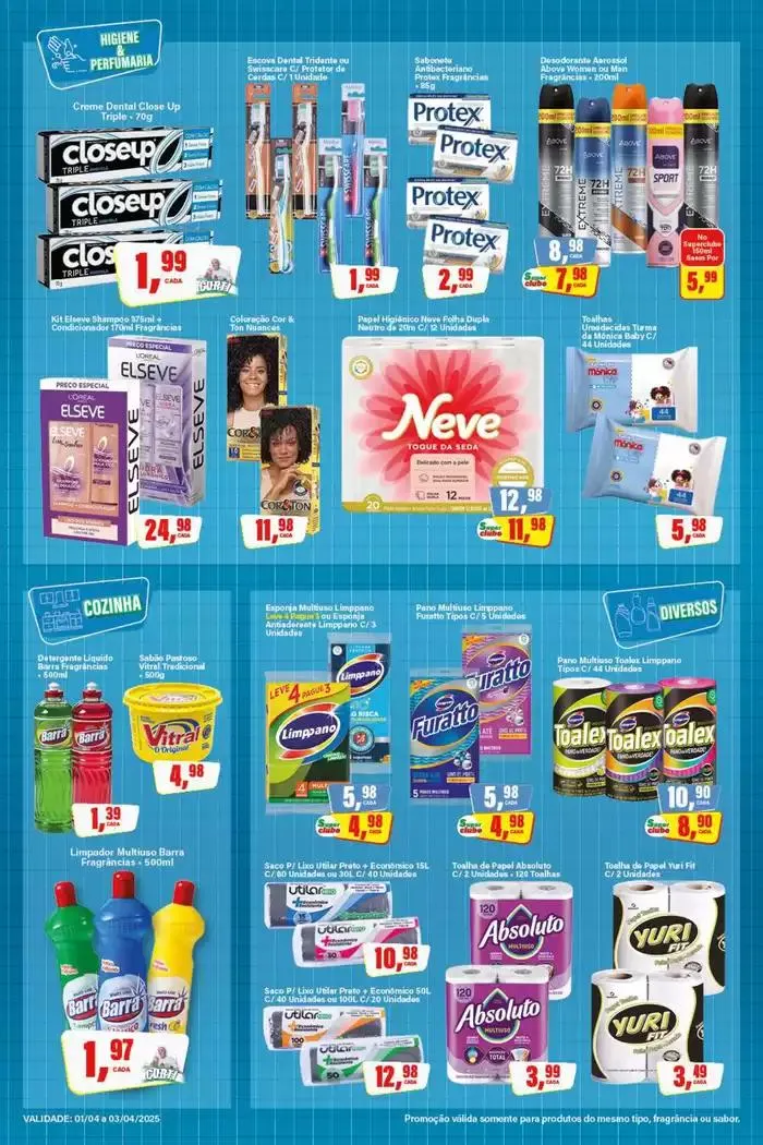 Encarte de Encarte Rede Supermarket 1 de abril até 3 de abril 2025 - Pagina 3