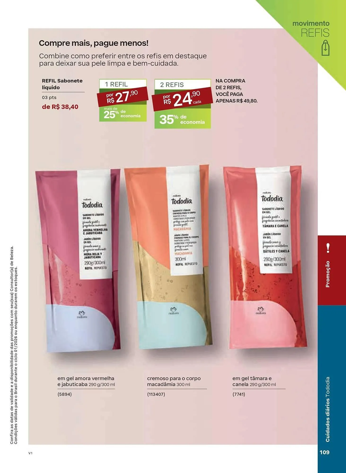 Encarte de Catálogo Natura 1 de janeiro até 31 de janeiro 2026 - Pagina 109