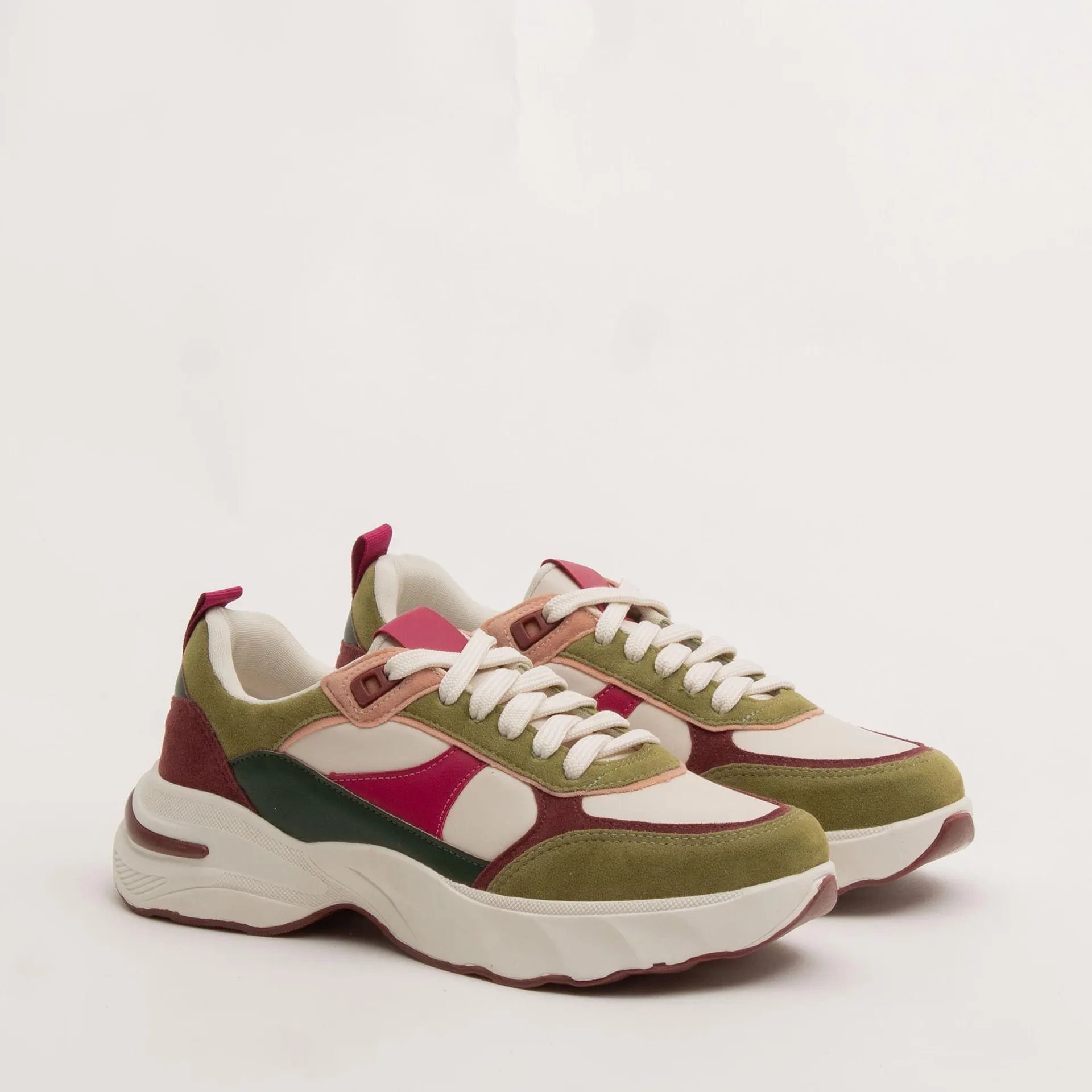 Tênis Melina - SELVA/ROSA/MARSALA