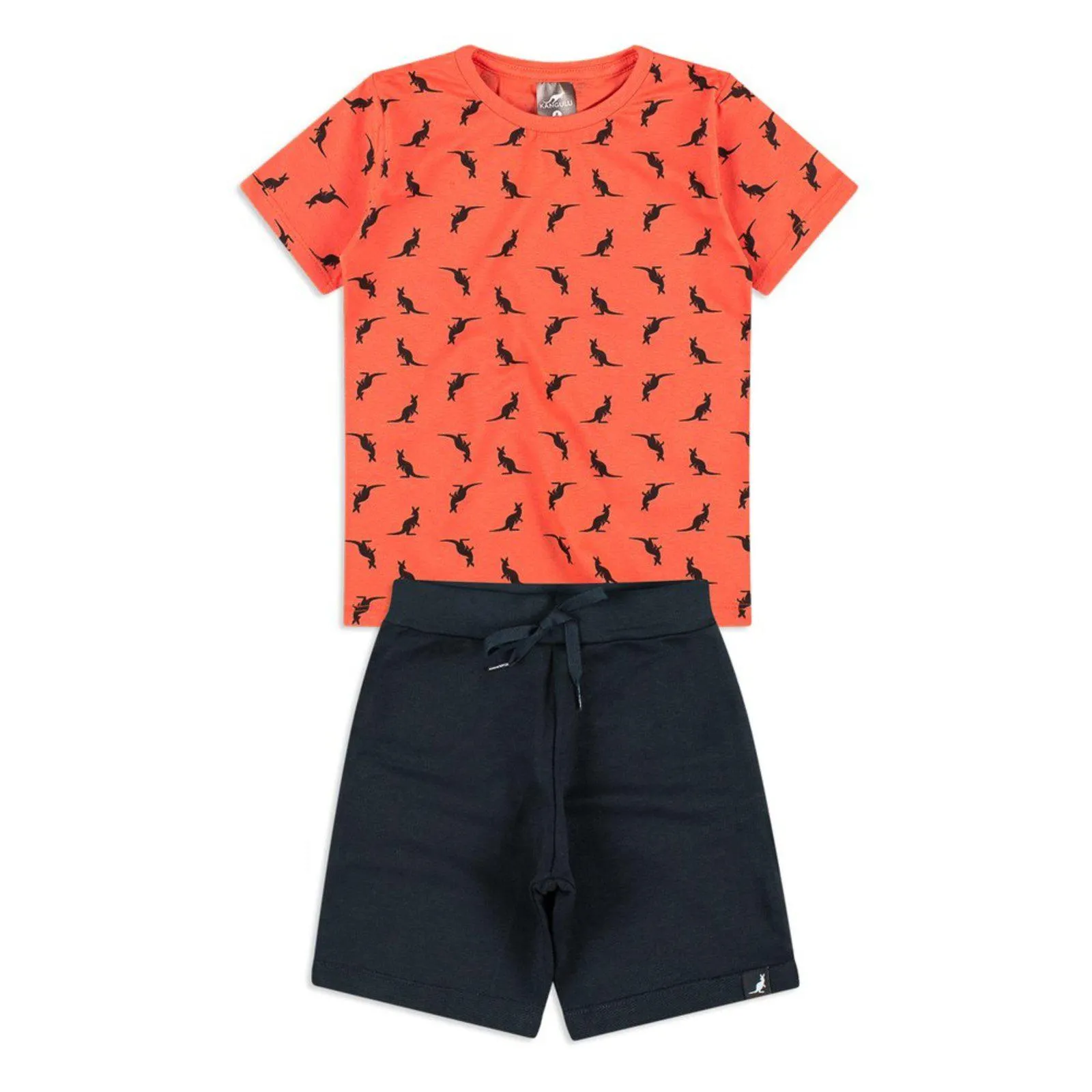 Conjunto Infantil Menino Coral Kangulu
