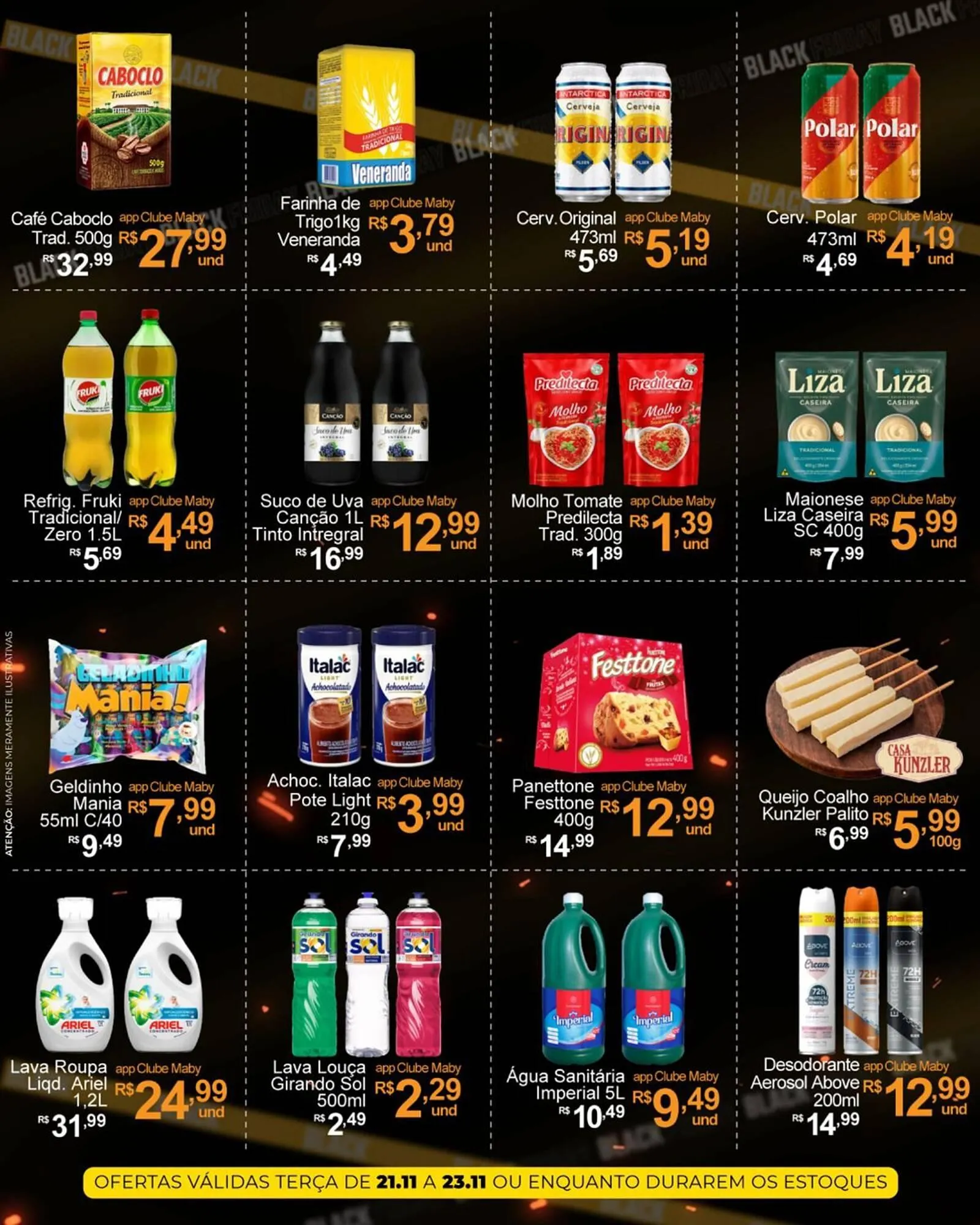 Encarte de Catálogo Maby Supermercados 21 de novembro até 23 de novembro 2025 - Pagina 1