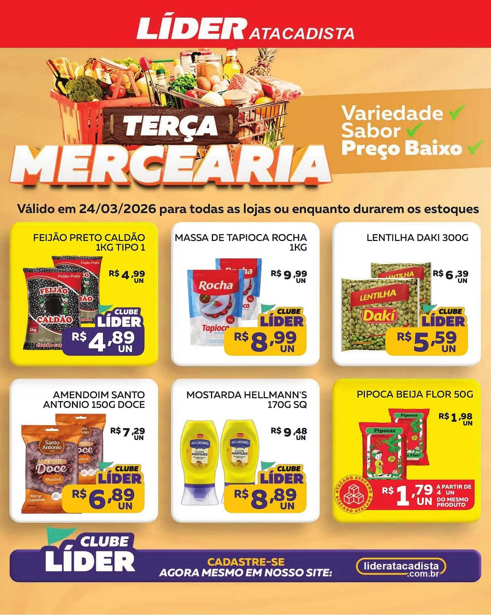 Encarte de Encarte Lider Atacadista 23 de março até 24 de março 2026 - Pagina 1