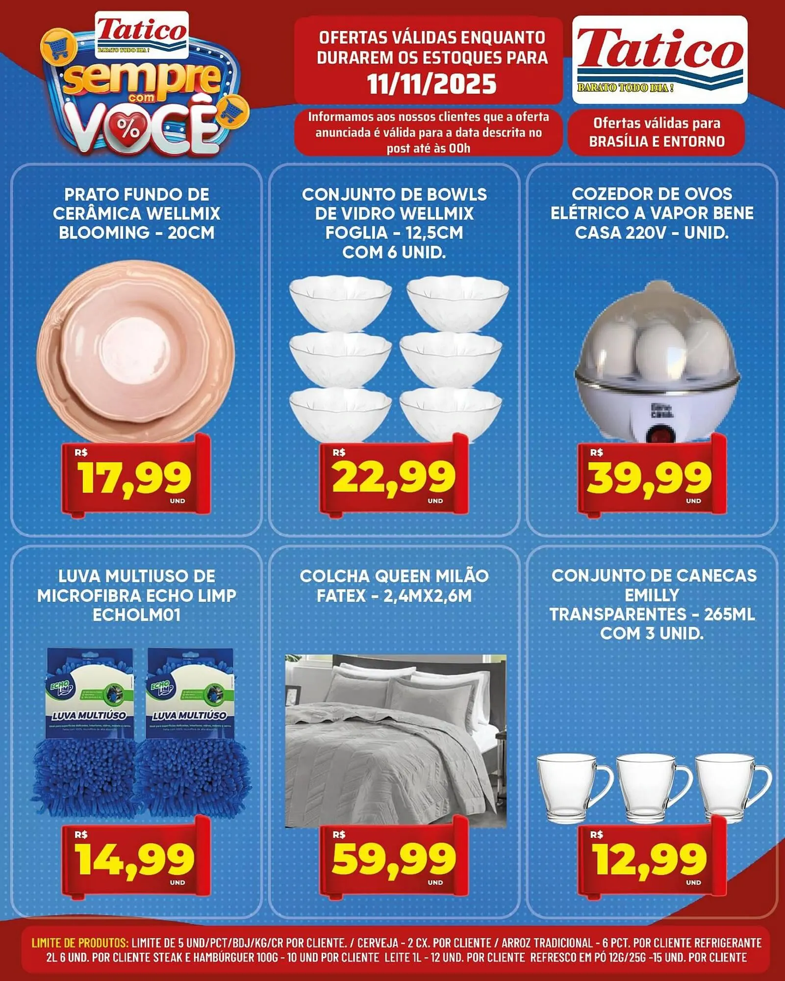 Encarte de Tabloide Tatico 10 de novembro até 11 de novembro 2025 - Pagina 1