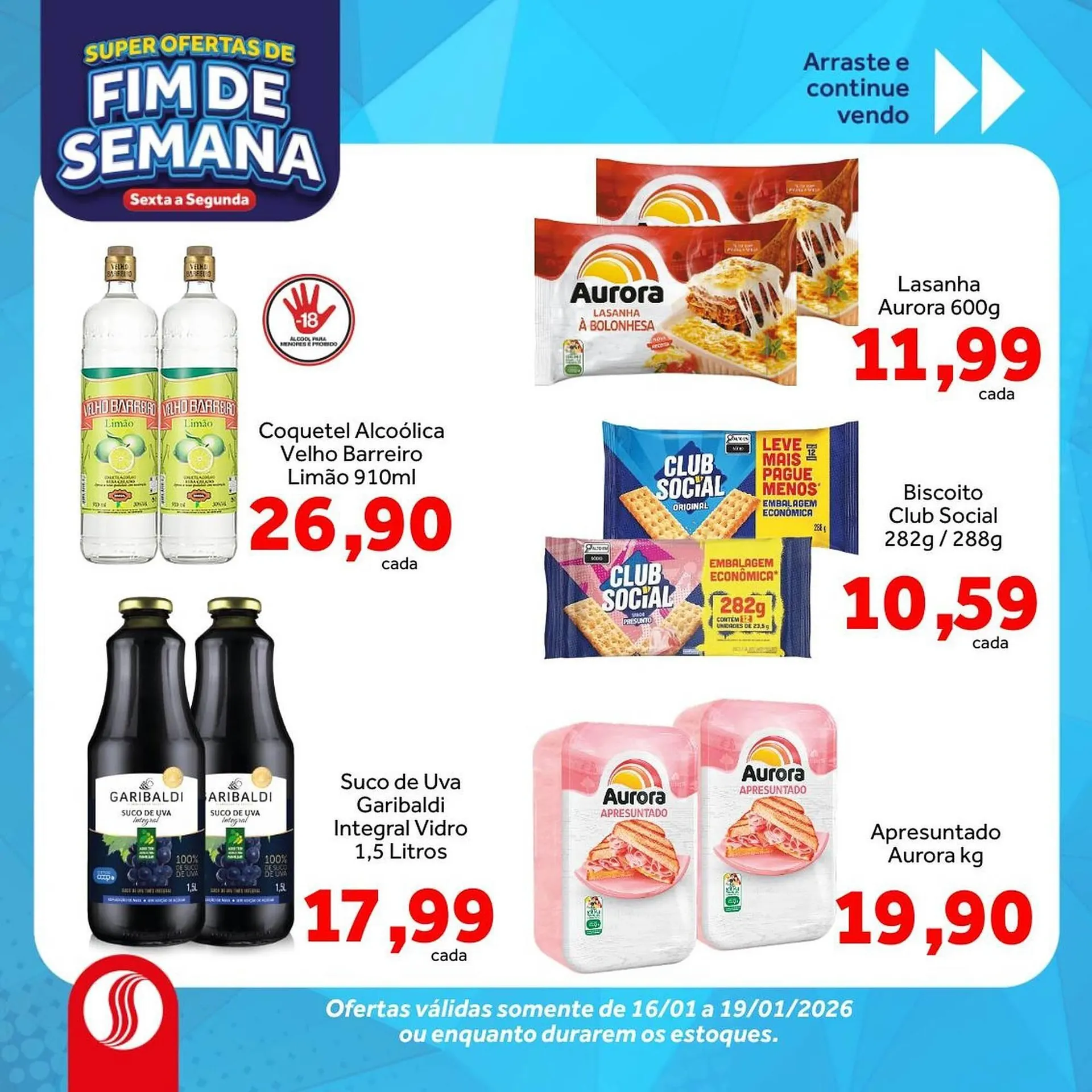 Encarte de Folheto Shibata Supermercados 16 de janeiro até 19 de janeiro 2026 - Pagina 3