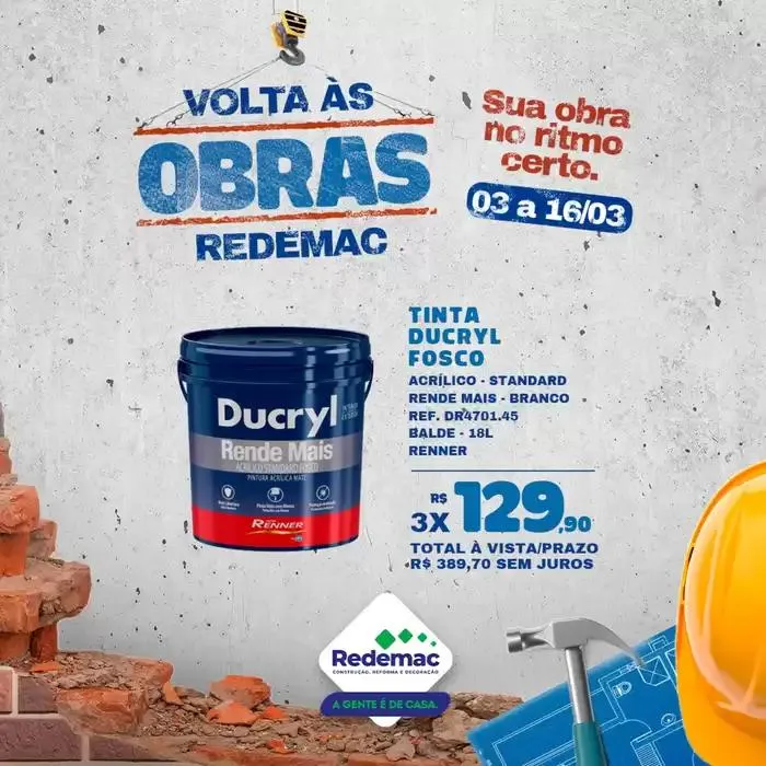 Encarte de Volta Às Obras 10 de março até 16 de março 2025 - Pagina 1