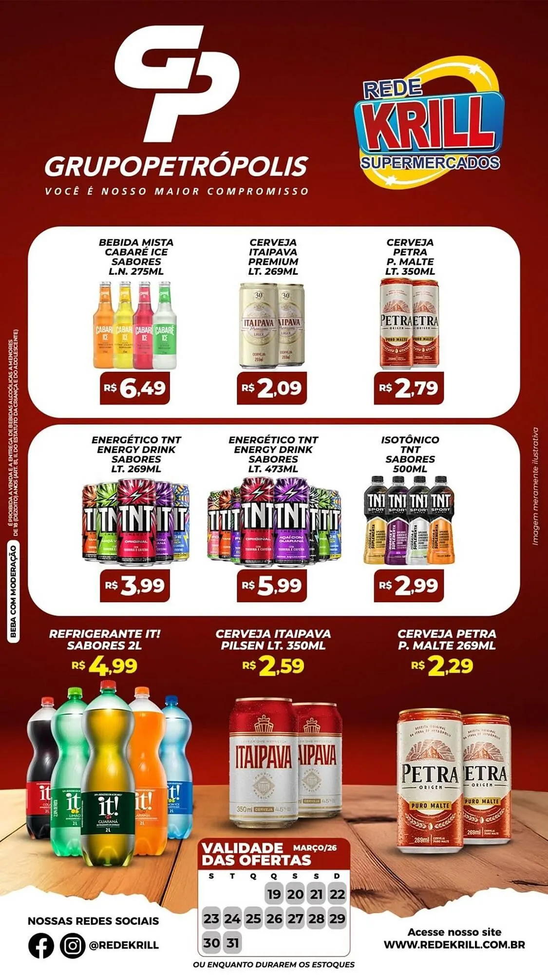Encarte de Folheto Rede Krill 27 de março até 31 de março 2026 - Pagina 1